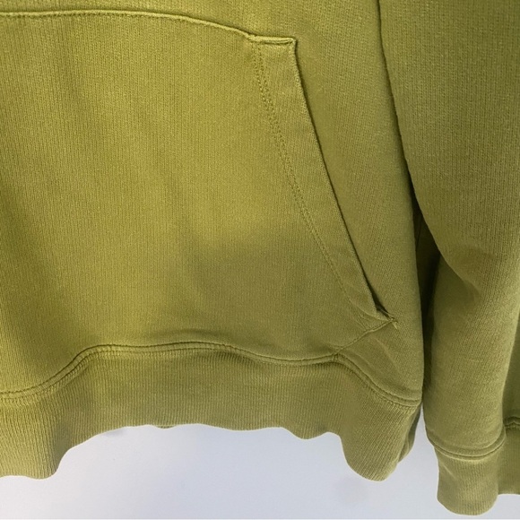 J. Crew Olive Green Pullover Hoodie – Size Large - Picture 3 of 9